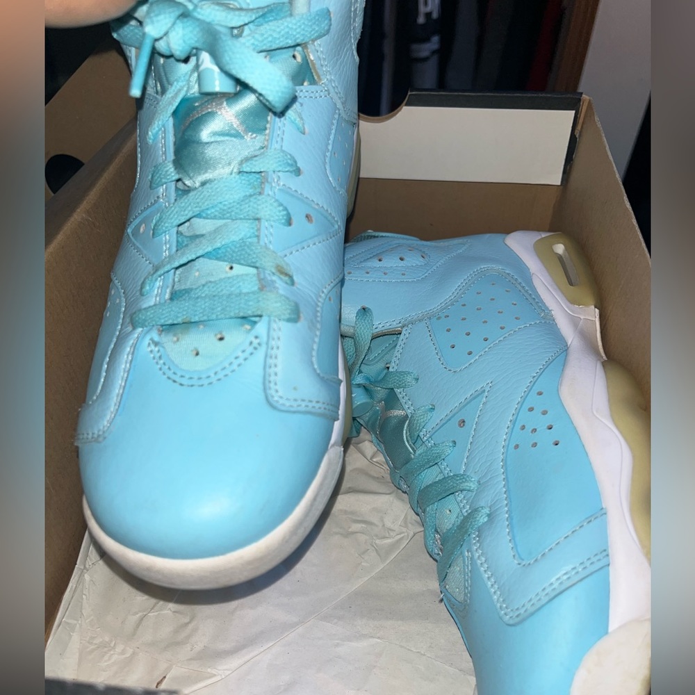 Jordan retro 6 still blue/white - Picture 3 of 8